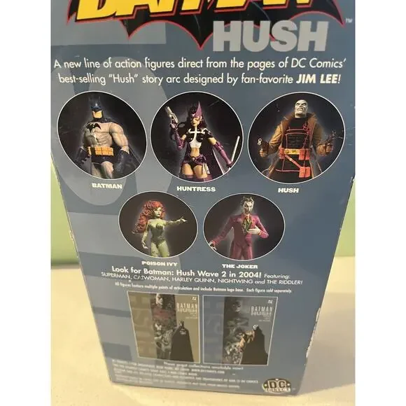 Vintage Collectible DC Batman Hush Action Figure Toys 2004 - MINT